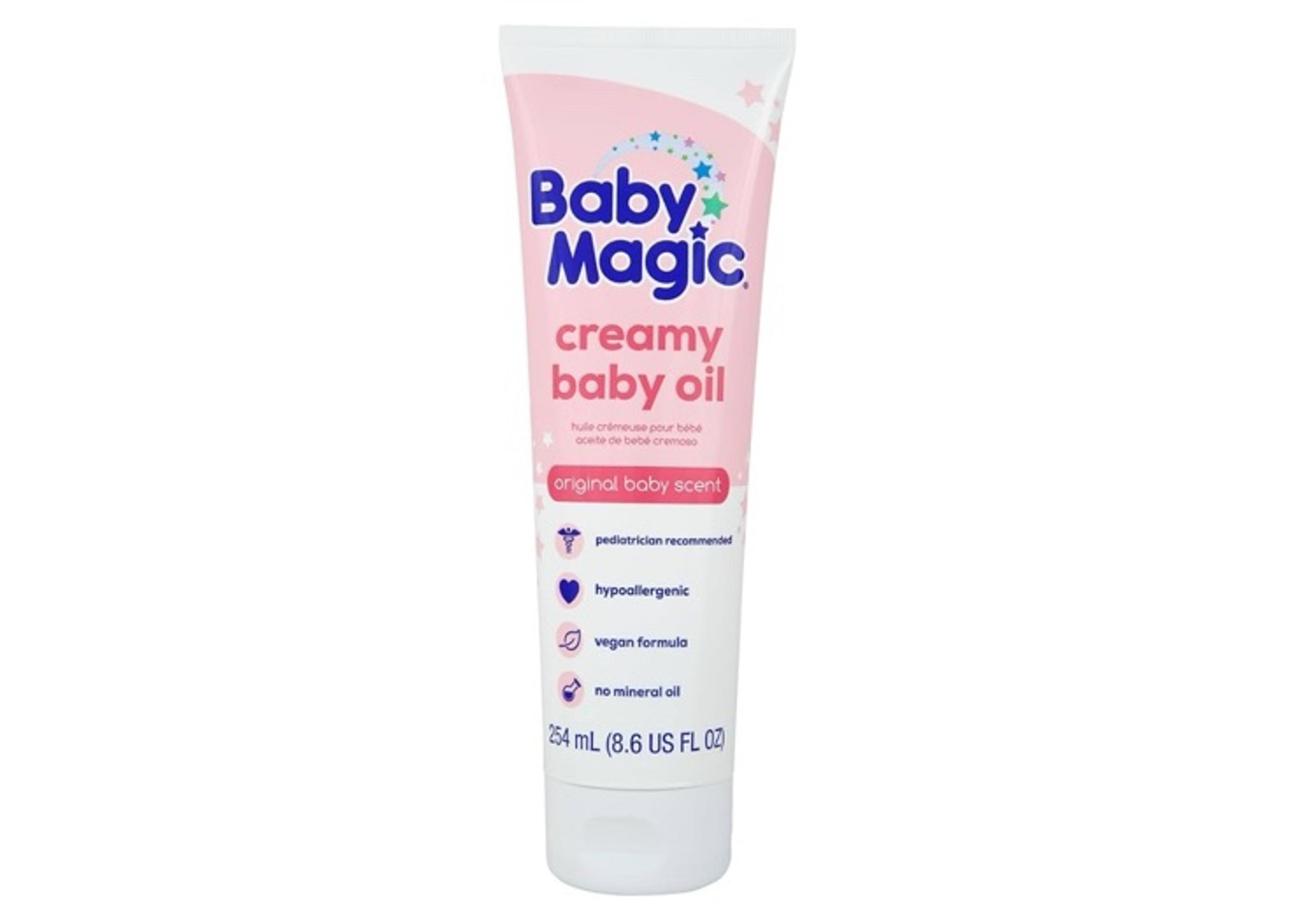 New Baby Magic Creamy Baby Oil, 8.6 oz Oil helps keep skin feeling healthy