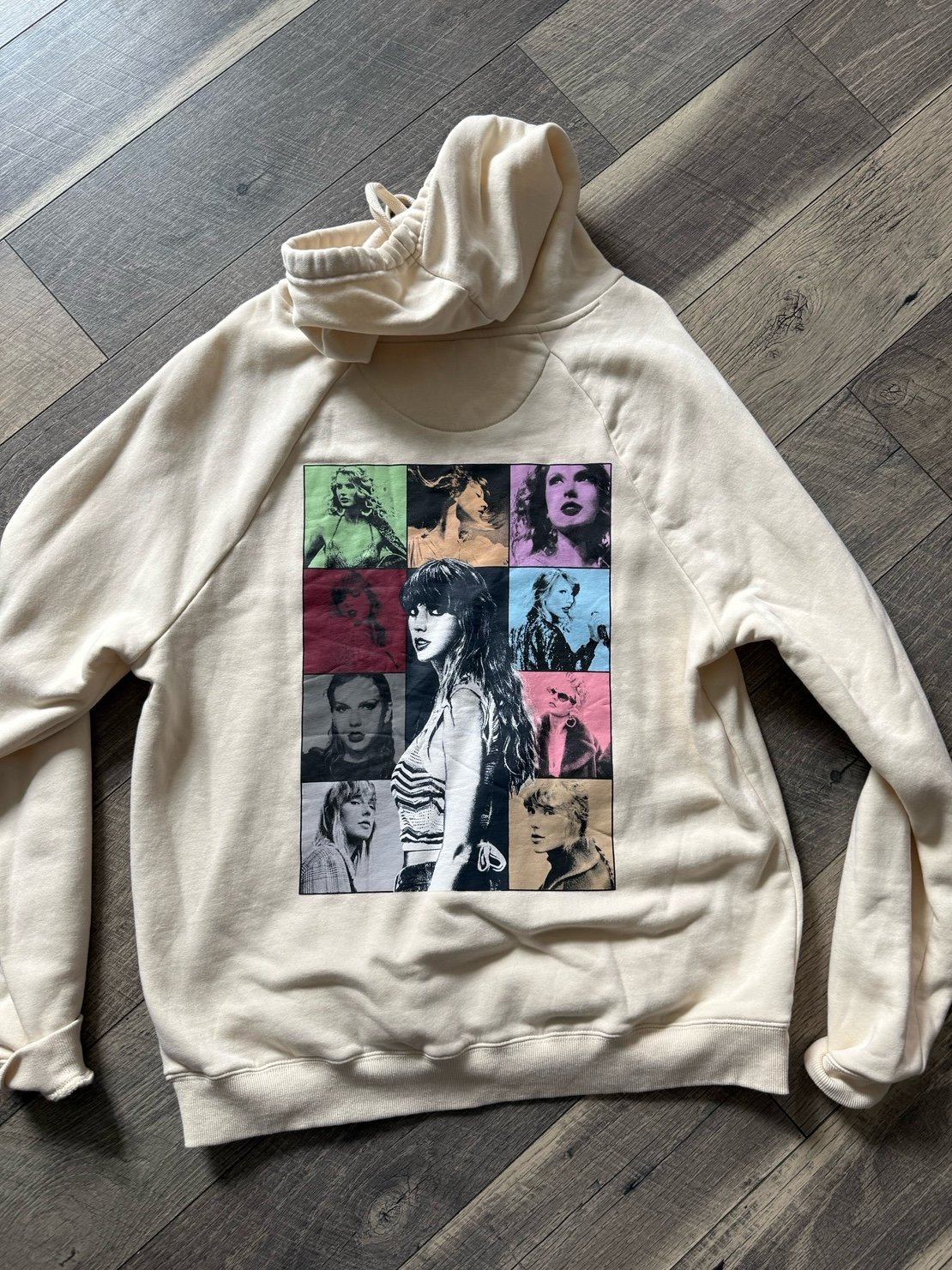 Taylor swift the eras tour cream hoodie size small