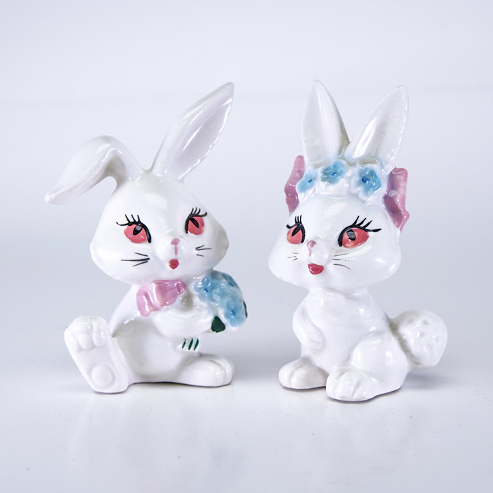!!! Lefton Bunny Figurines #2967 !!!