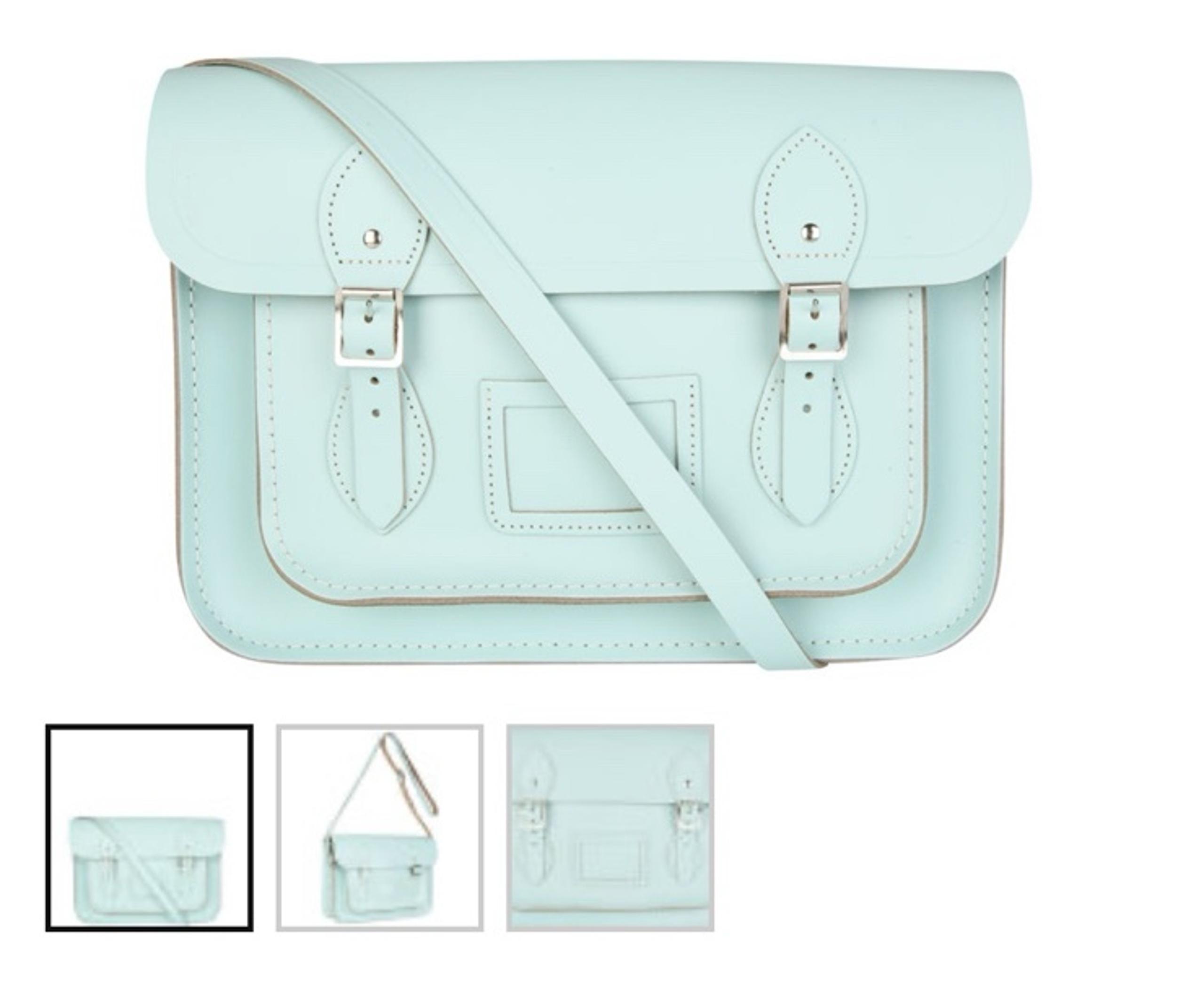 The Cambridge Satchel Company 13 Inch Leather Satchel - Duck Egg Blue