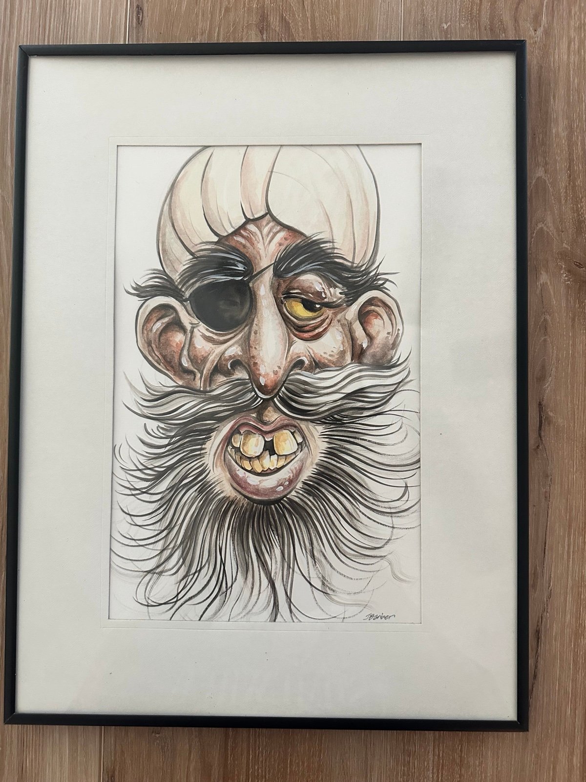 Custom Arsbisn Caricature Watercolor Handcrafted