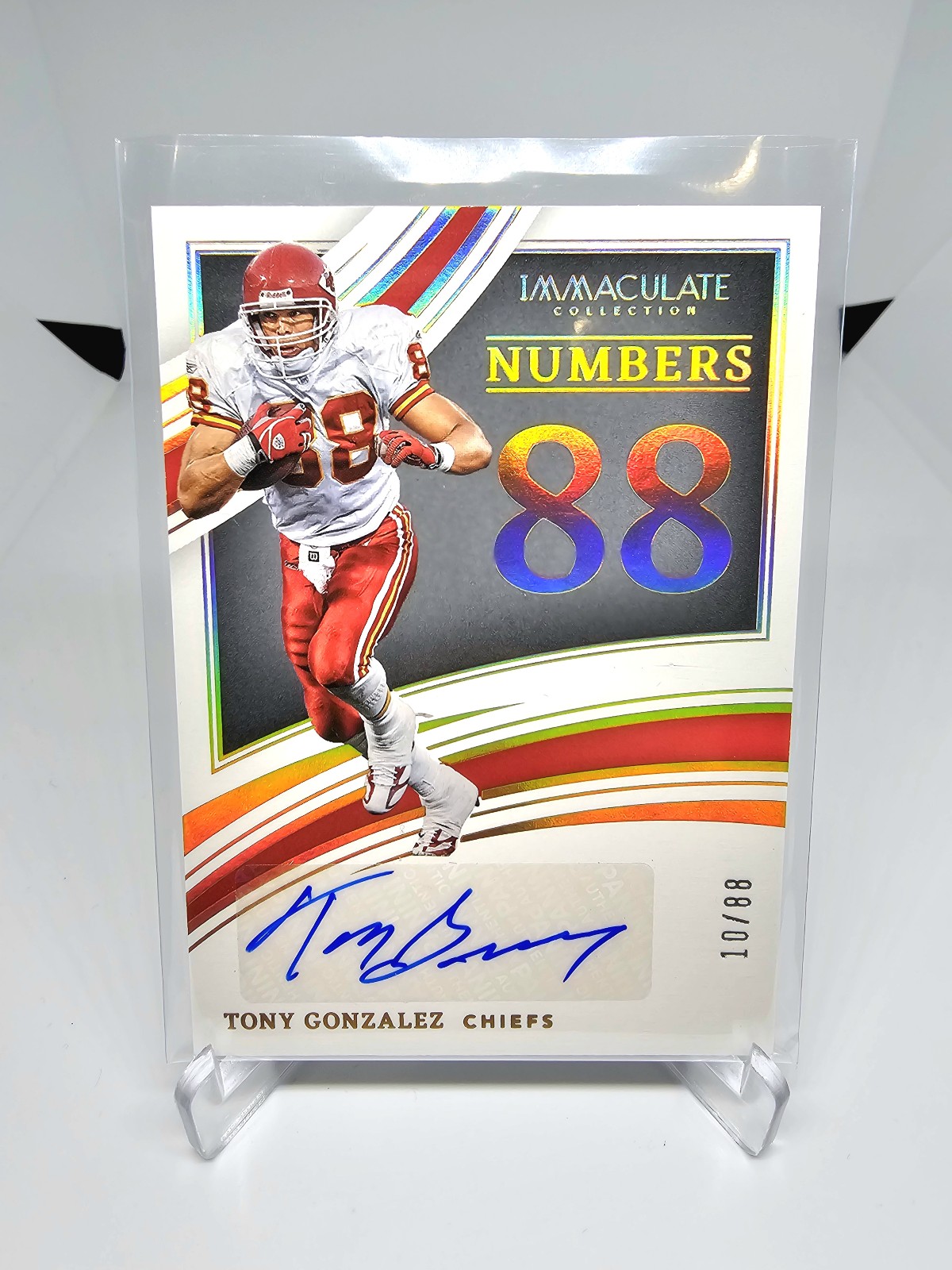 Tony Gonzalez Chiefs Immaculate Autograph /88