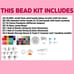 35000 Beads & 250 Alphabet Beads Jewelry Bracelets Making Kit & Rolls of Strings