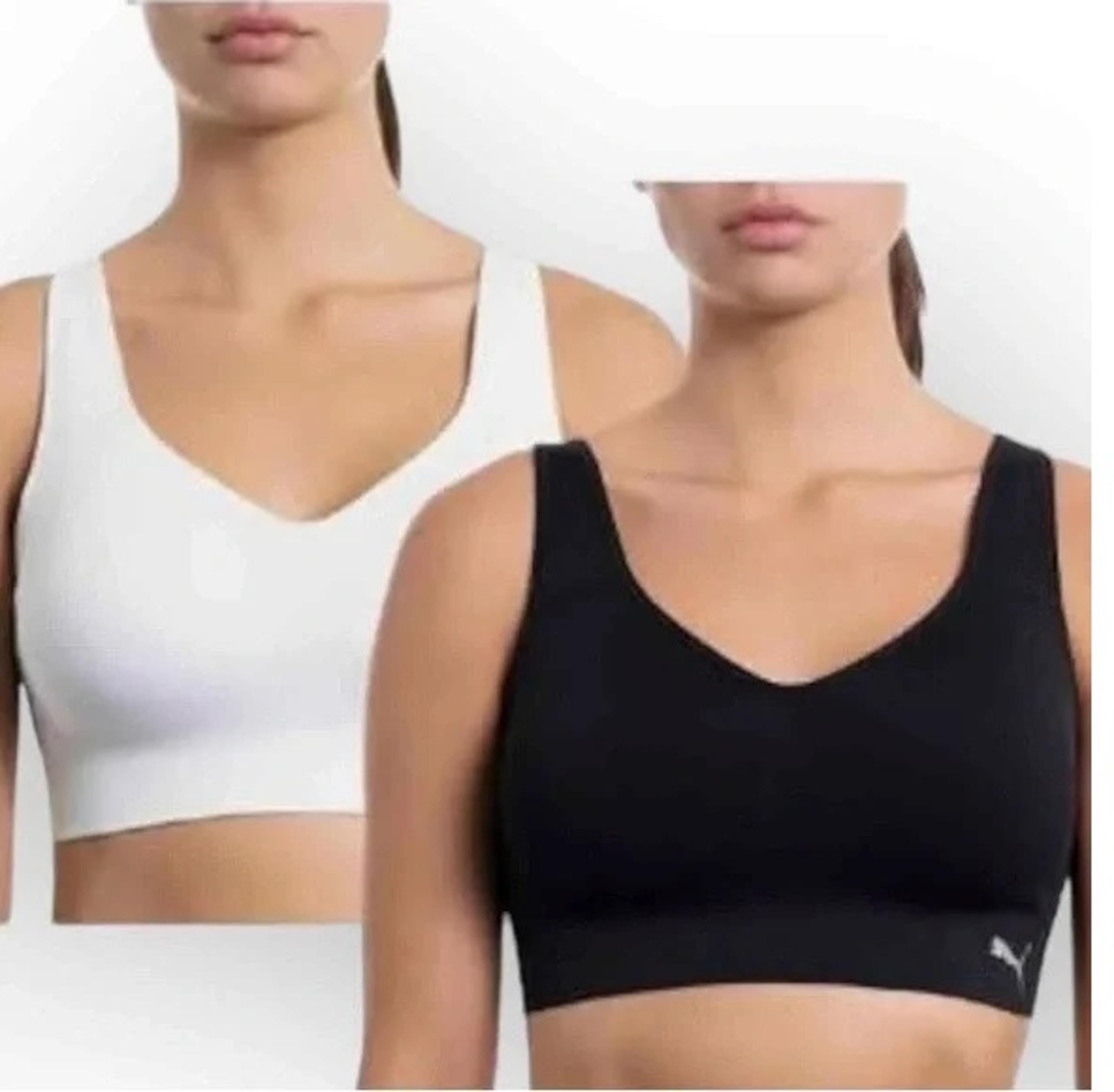 Puma Womens Seamless Drycell Sports Bra 2 Pack NWT Size XL