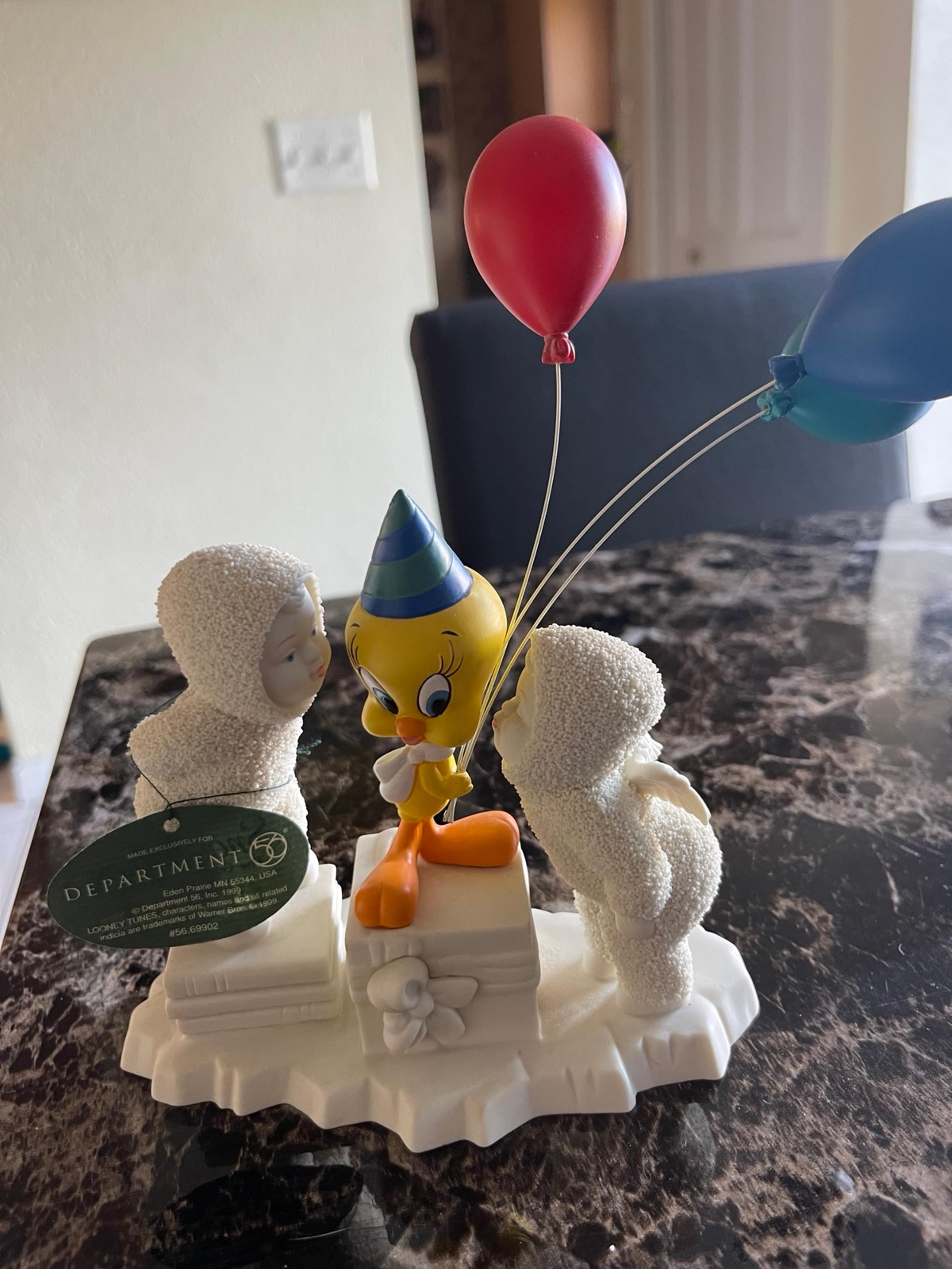 Department 56 snowbabies looney tunes a kiss for you 2000 too tweety bird