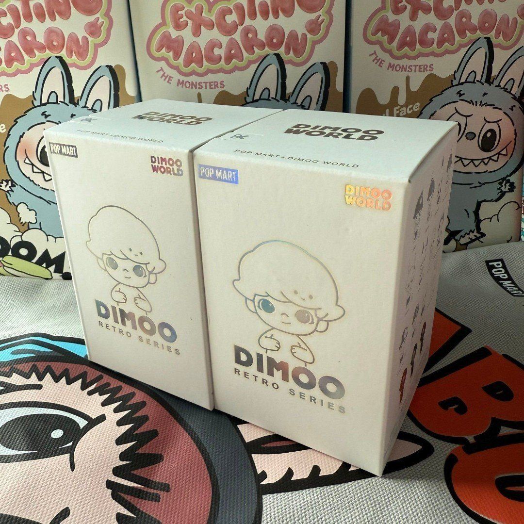 2x Pop Mart X Dimoo Retro Series bundle