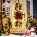 33ft 100 LED Warm White Christmas Lights Outdoor, Battery Power String
