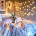 33ft 100 LED Warm White Christmas Lights Outdoor, Battery Power String