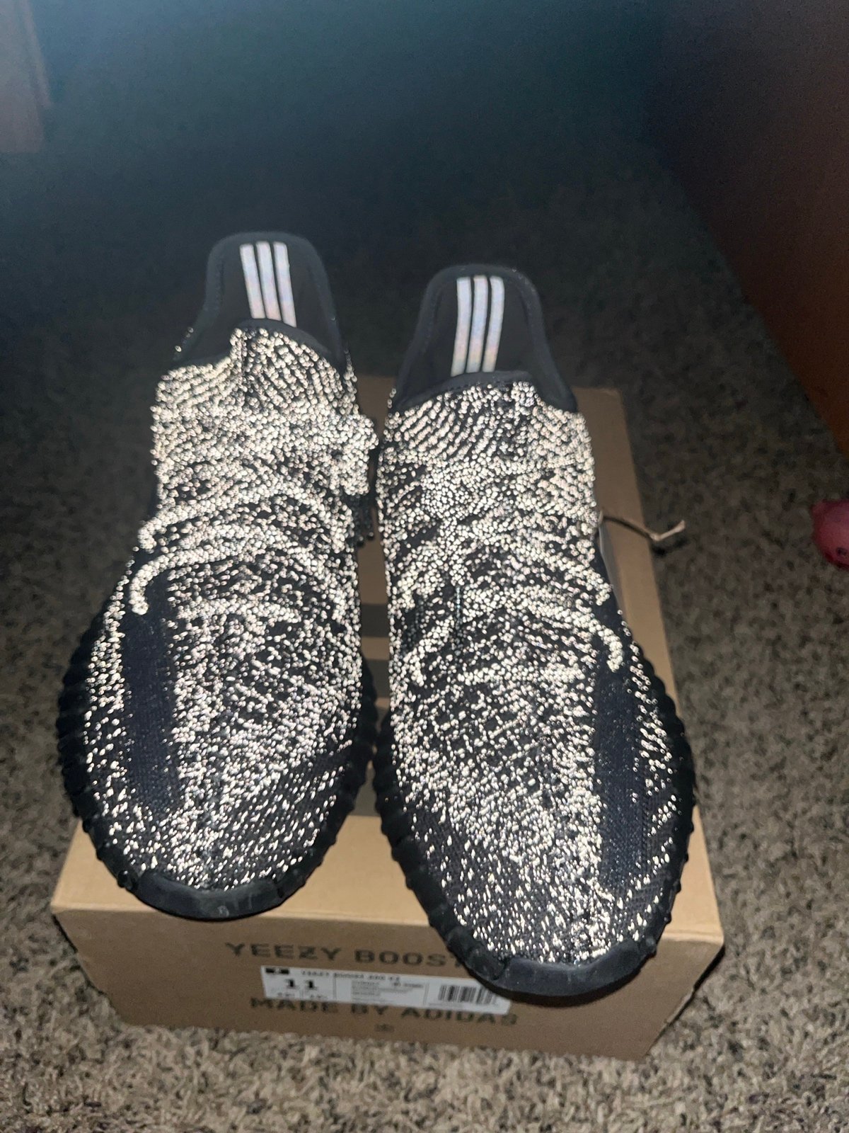 Yeezy 350v2 Static Black (Reflective)
