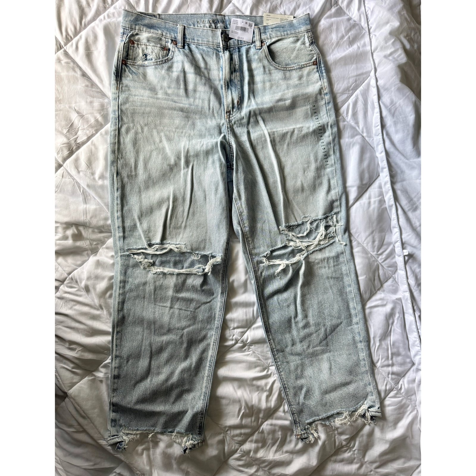 Women’s High Rise Baggy Straight Jeans