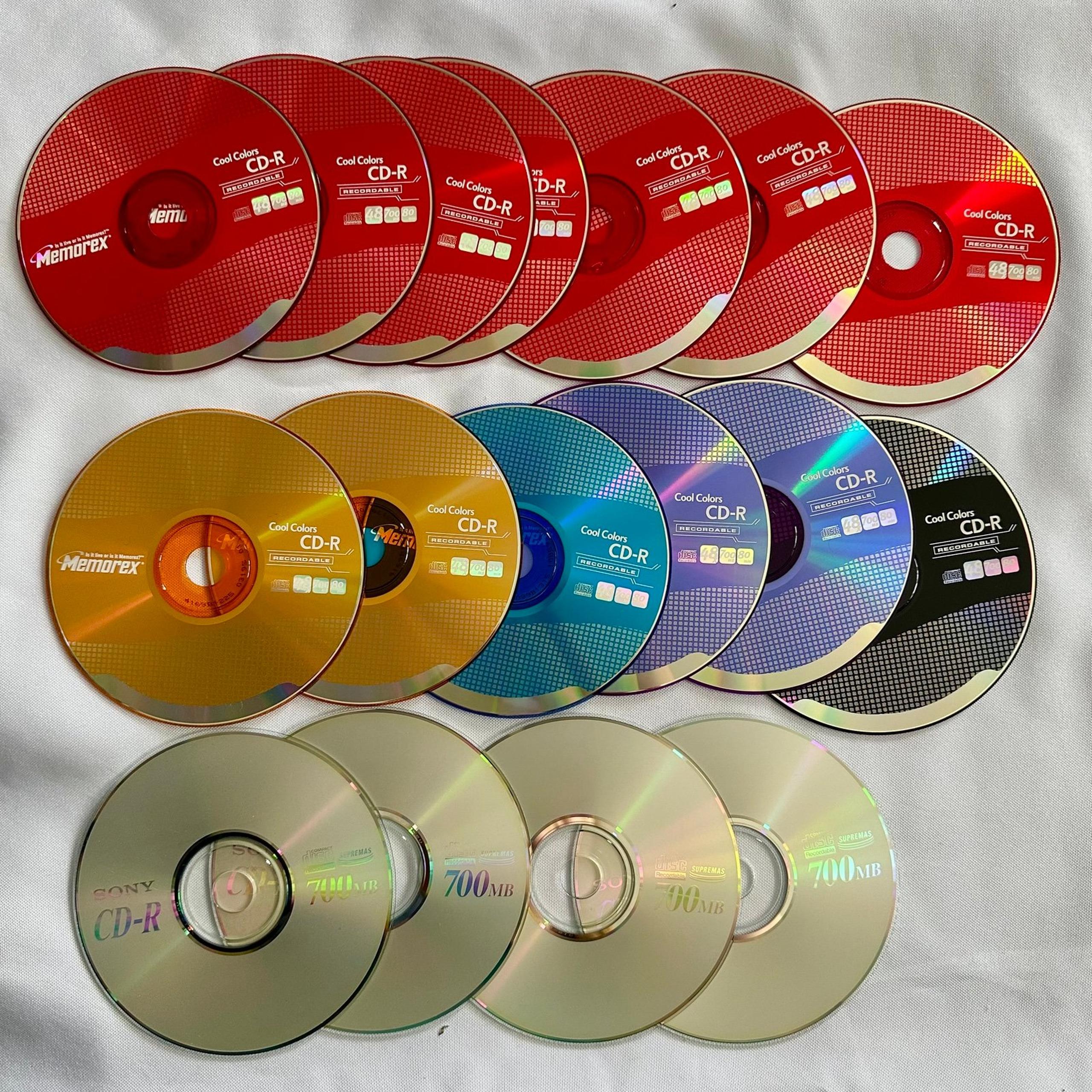 17 Blank, Never-Used, CD-R (13 Memorex, 4 Sony)