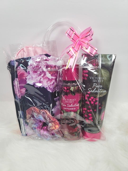Victoria's Secret Collection Gift Bag, Self care Gift Box/Skin care Box for Her.