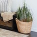 Large Woven Storage Basket with Ring Handles,20 x 18 x 19\