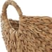 Large Woven Storage Basket with Ring Handles,20 x 18 x 19\