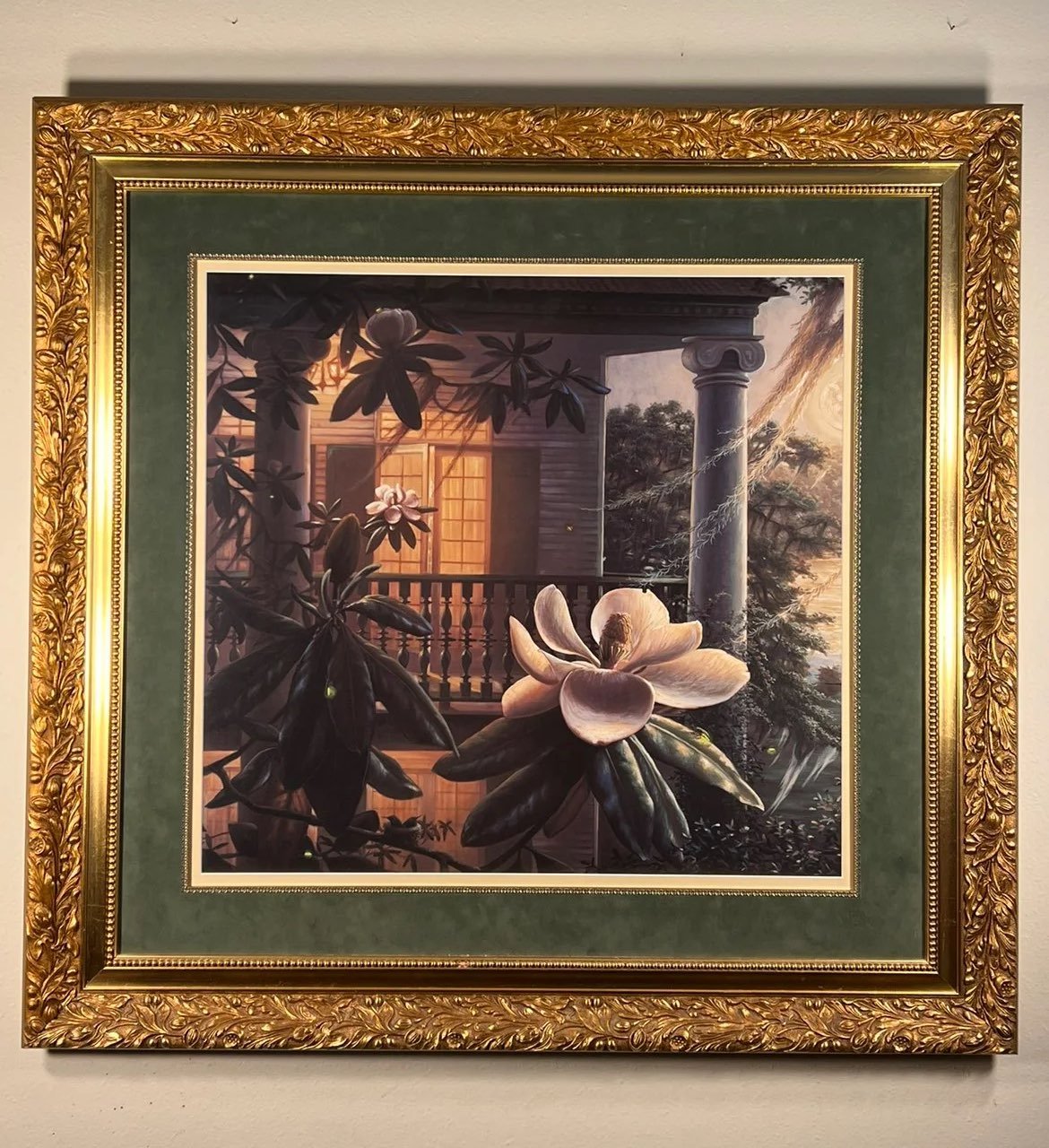 Magnolias off the Porch painting print