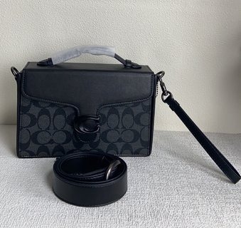 Coach Tabby Box Bag In Signature Canvas