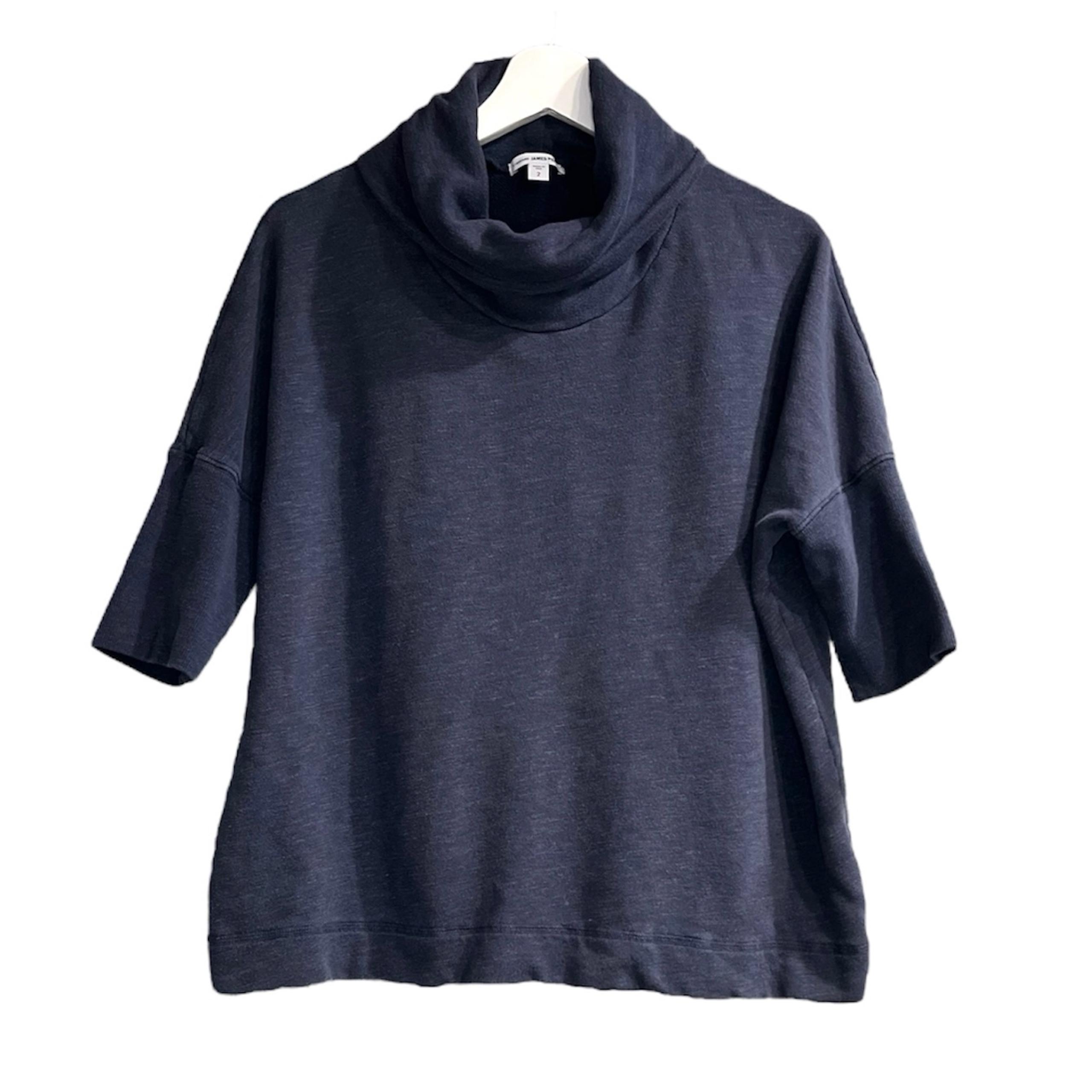 Standard James Perse | Blue Cowl Neck Minimalist Laidback Sweater Size M