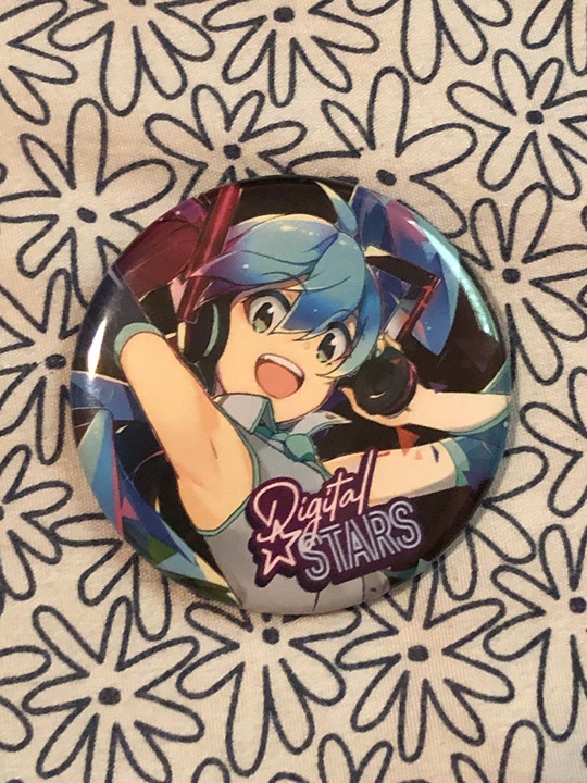 Digital stars 2020 hatsune miku vocaloid cd exlusive bonus button can Badge