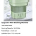 Portable Washing Machine, 9L Large Foldable Washer Machine and Dryer
