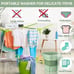 Portable Washing Machine, 9L Large Foldable Washer Machine and Dryer