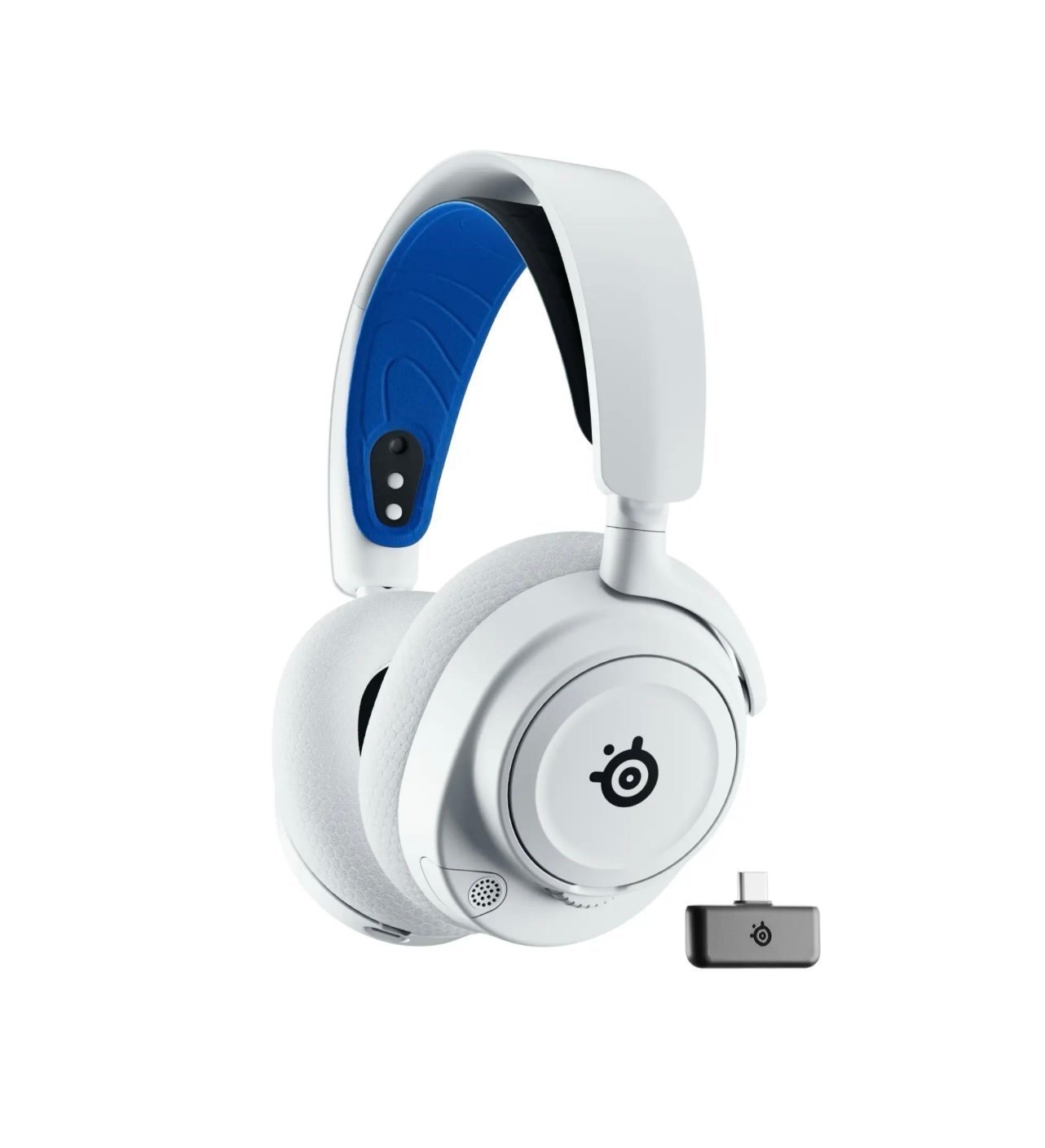 SteelSeries - Arctis Nova 7P Wireless Gaming Headset for PS5, PS4 - White