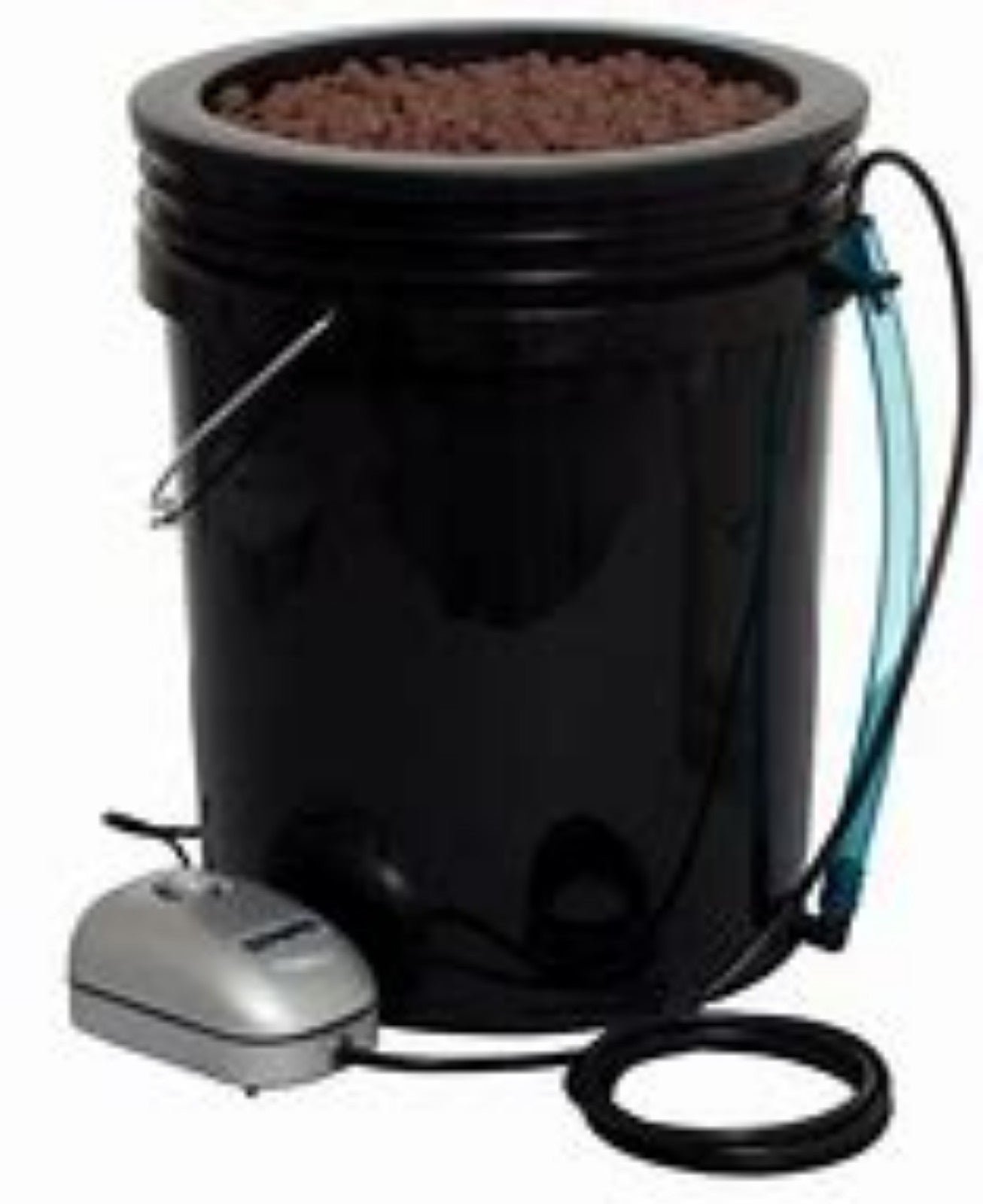 1-Plant DWC Low-Pro 3.5-Gallon Reservoir with water level indicator kit