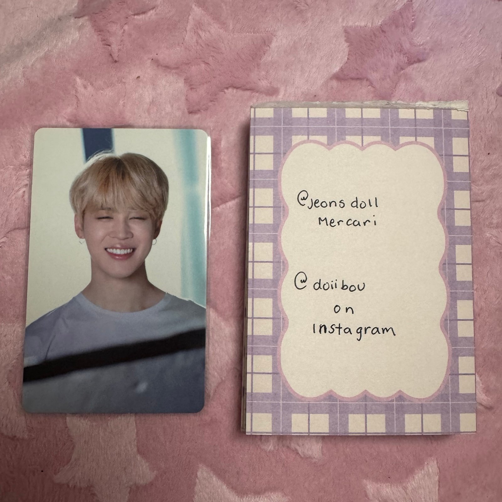 BTS memories 2017 dvd photocard
