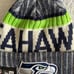 New Era NFL Seattle Seahawks Beanie Hat with Pompom