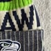 New Era NFL Seattle Seahawks Beanie Hat with Pompom