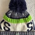 New Era NFL Seattle Seahawks Beanie Hat with Pompom