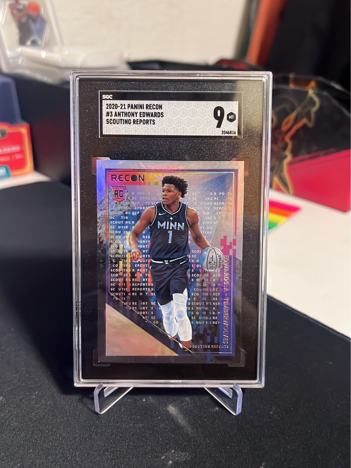 2020-21 Panini Recon #3 Anthony Edwards Scouting Reports