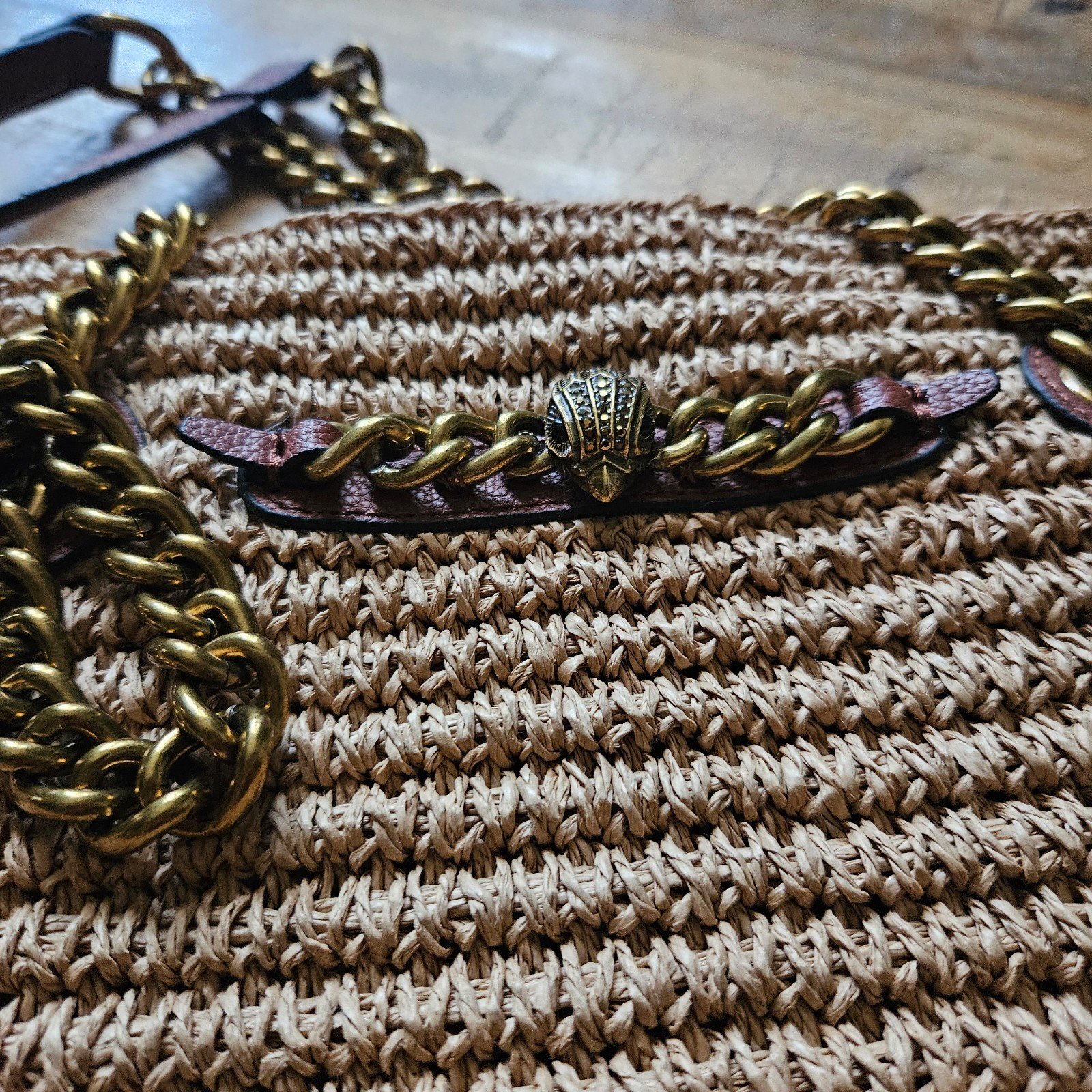 Kurt Geiger Weaved Tote Bag