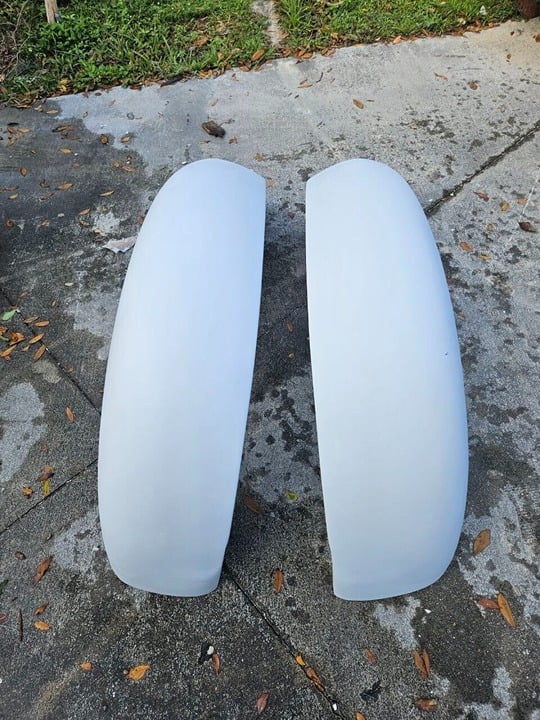 Fiberglass Rear Fender Kit For 1937-1938 Chevy Pickup (Left & Right) Pair