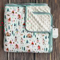 SweetHoney Snow Days Minky Blanket