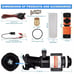 RVRAYS RV Macerator Pump 12V 12GPM Self-Priming Sewer Pump W/ Portble Stor Dump