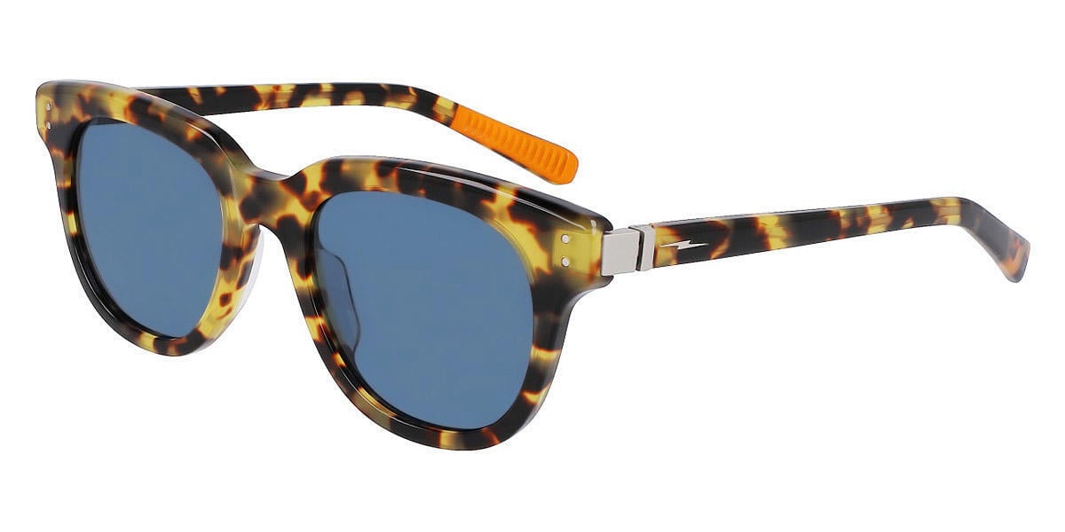 New SHINOLA by Flexon SH-1501S 244 Tokyo Tortoise Sunglasses with Blue Lenses