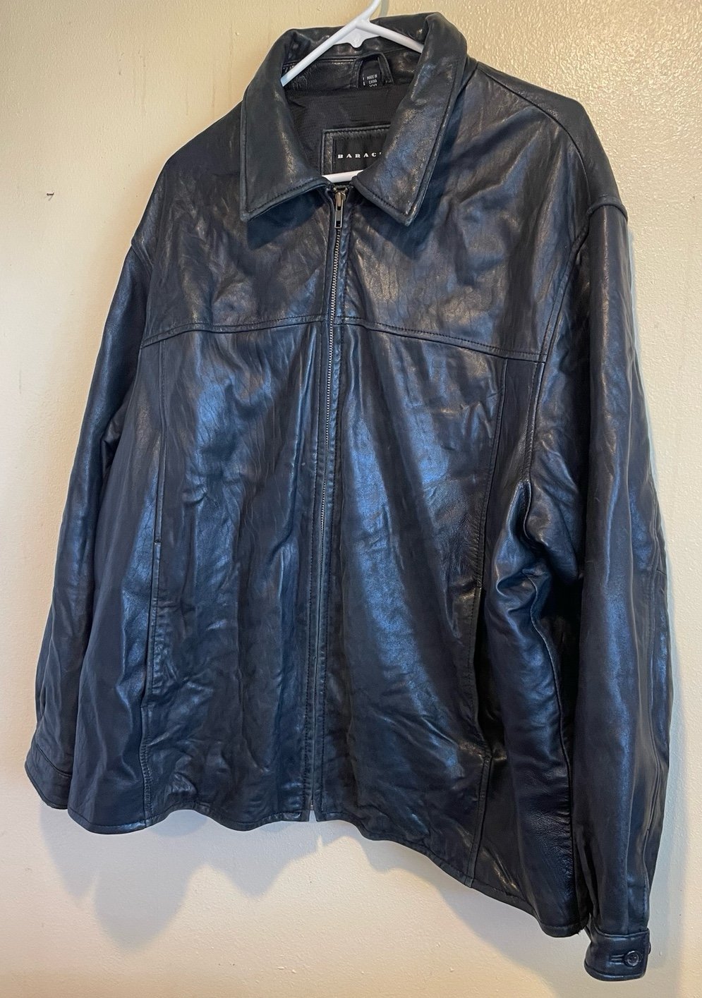 BARACUTA LEATHER JACKET SZ XXL