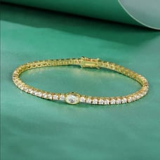 14K Gold 2ct Diamond Womens Tennis Bracelet Ladies 14 Karat Jewelry 6 Jewelry