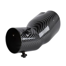 New Carbon Heart Shaped Stainless Steel Car Exhaust Pipe Muffler Tip Curved