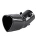 New Carbon Heart Shaped Stainless Steel Car Exhaust Pipe Muffler Tip Curved
