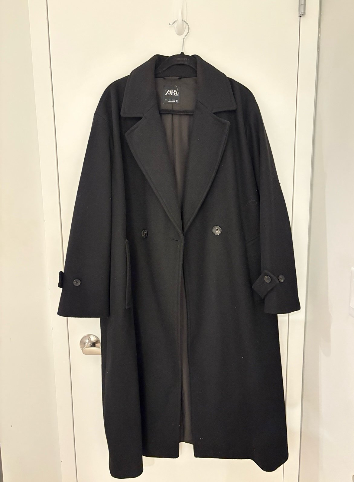 Zara Wool-blend Trench Coat