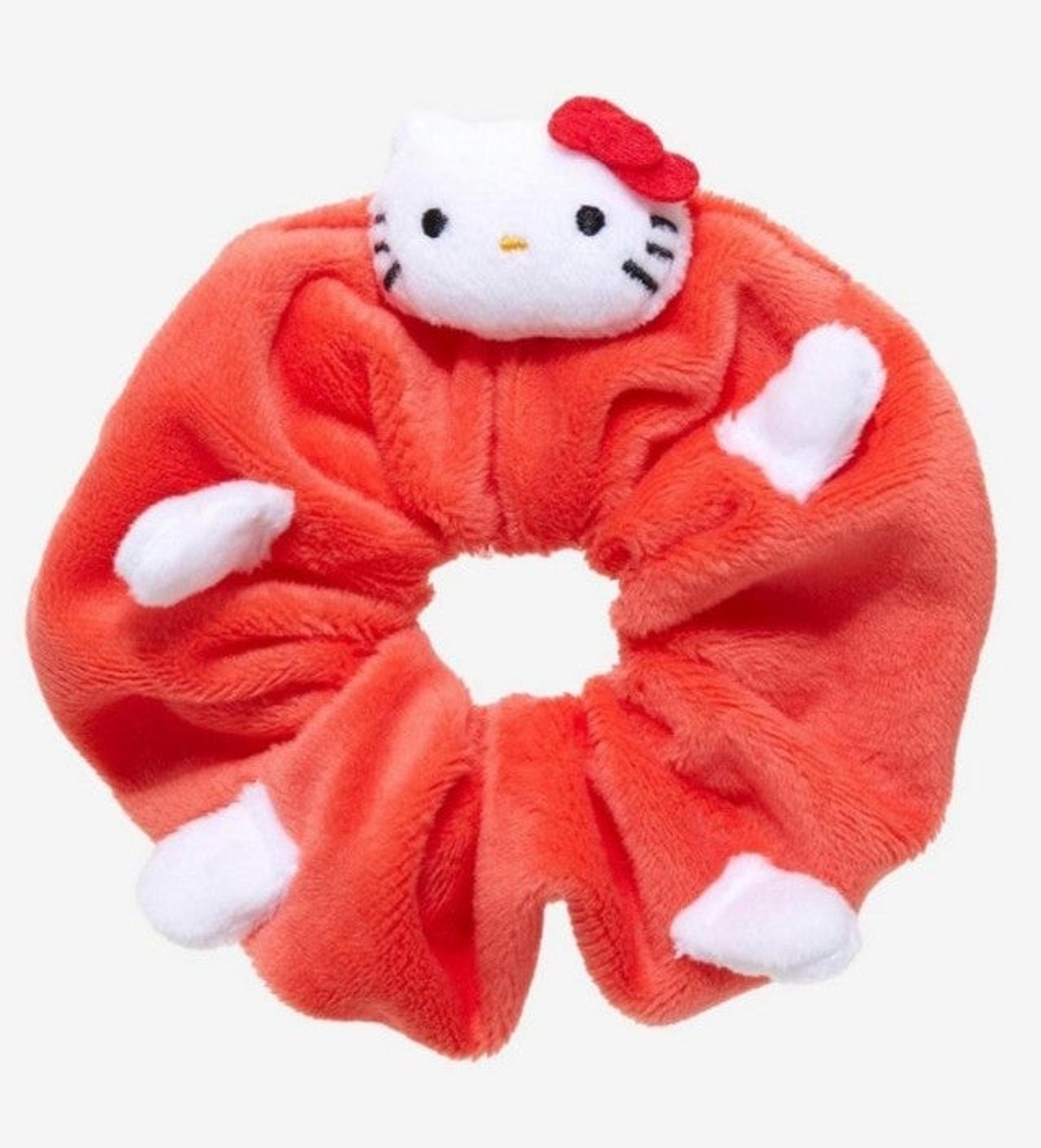 New Hello Kitty Hugging Figural Scrunchie