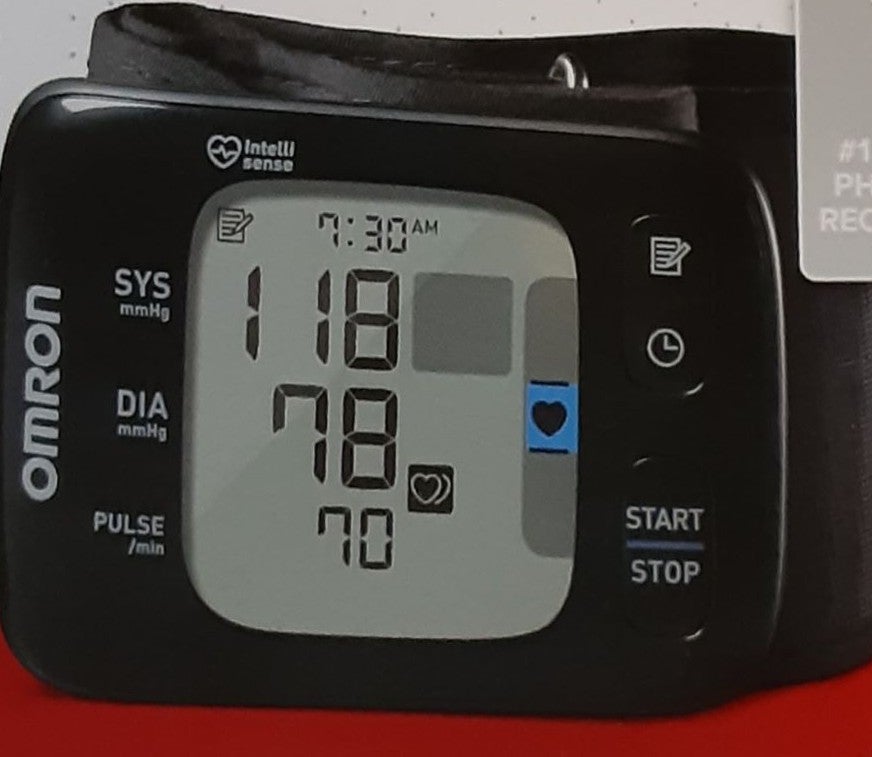 Blood Pressure Omron Silent wrist