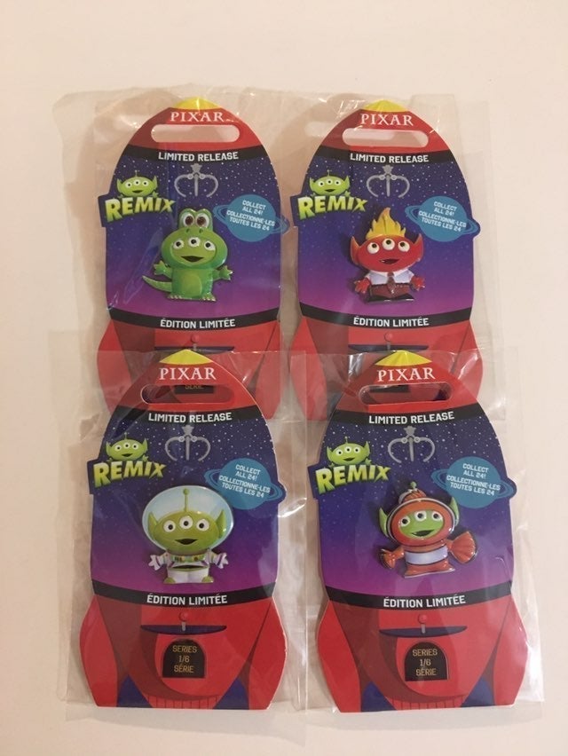 Pixar Remix Pin Bundle Series 1