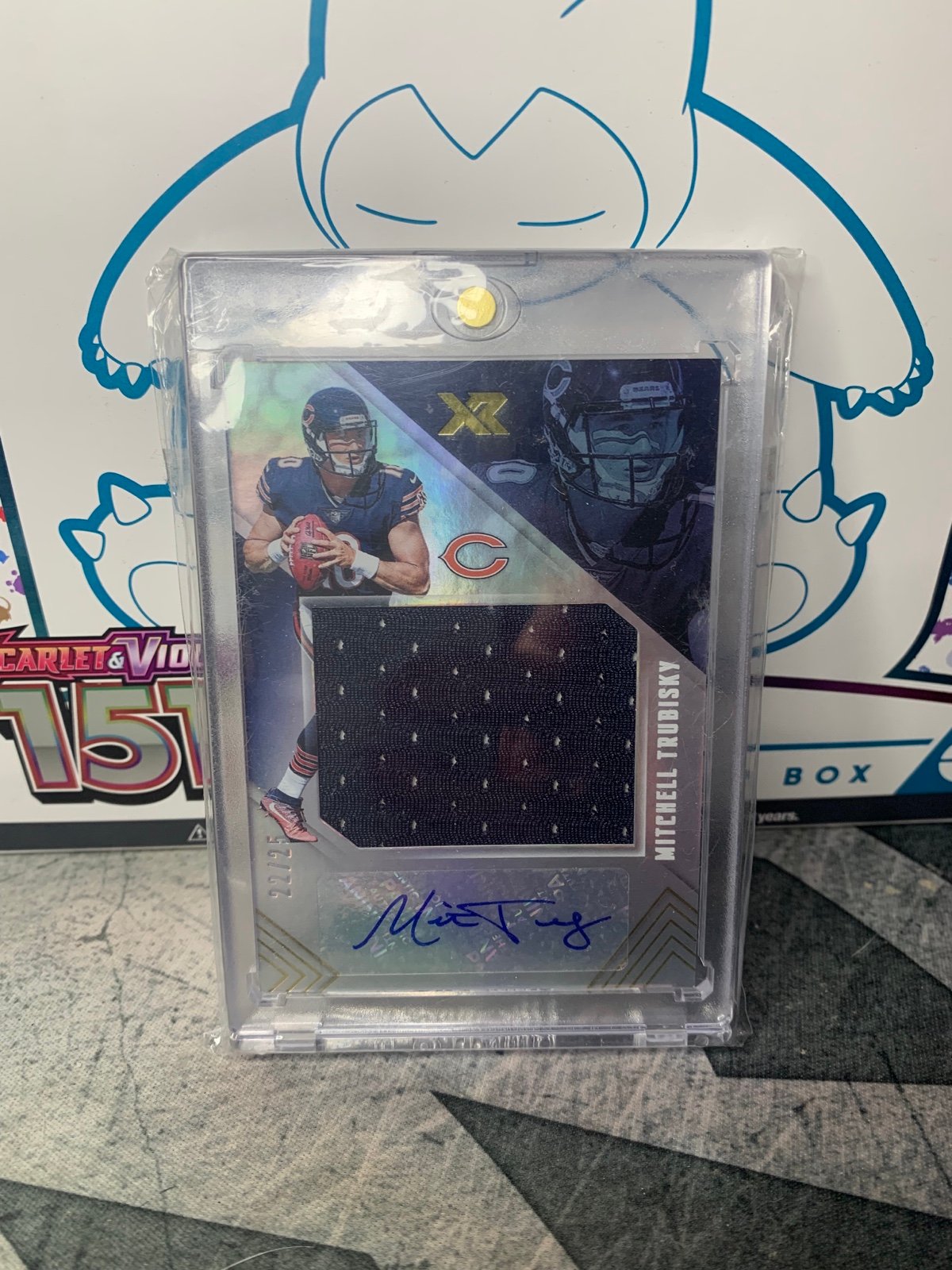 2017 XR Mitch trubisky rookie RPA /25