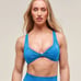 ADAPT X WHITNEY ANIMAL SEAMLESS TWIST FRONT BRA XL BLUE