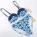 MICHAEL KORS Women S Bikini New Navy Blue Padded Swimsuit Cruise 2020 NEW