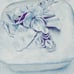 Vintage antique jewelry box Sparkling Silver
