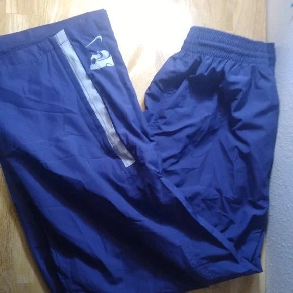 Vintage Nike Kansas State Wildcats Mesh Lined Wind Pants Joggers Trainers