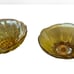 Vintage amber glassware bowls